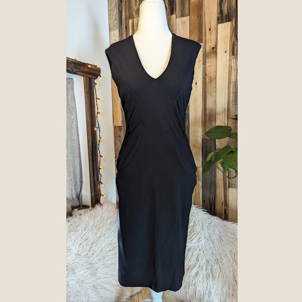 The perfect Black Midi Work Dress!